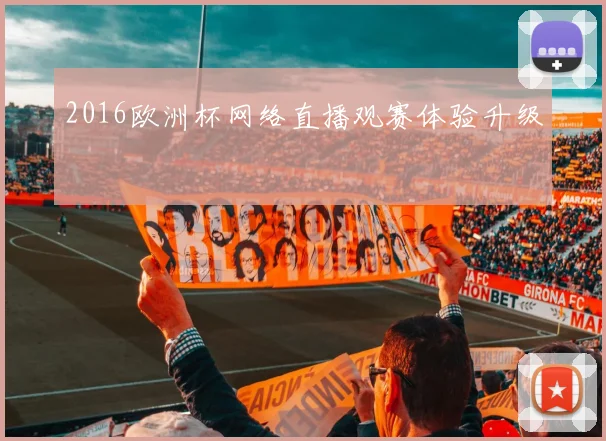 2016欧洲杯网络直播观赛体验升级